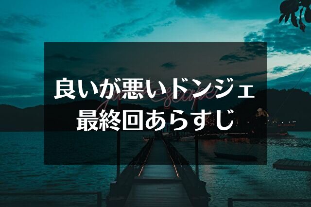 良いが悪いドンジェ　最終回