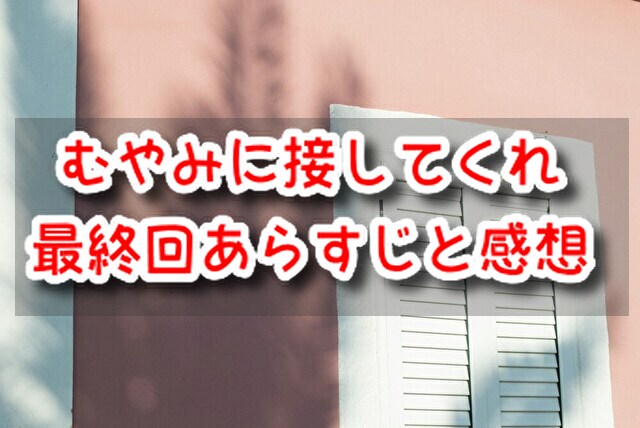 むやみに接してくれ　最終回