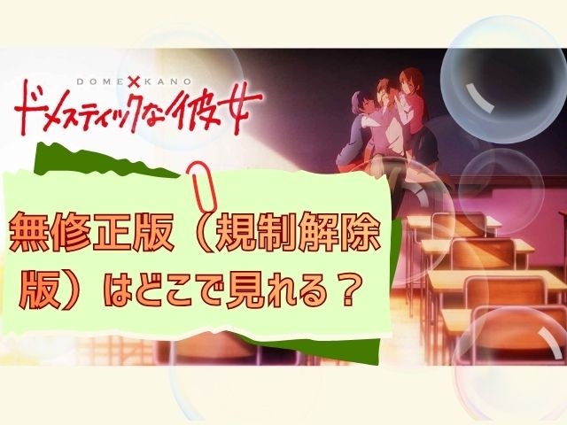 ドメスティックな彼女　無修正版