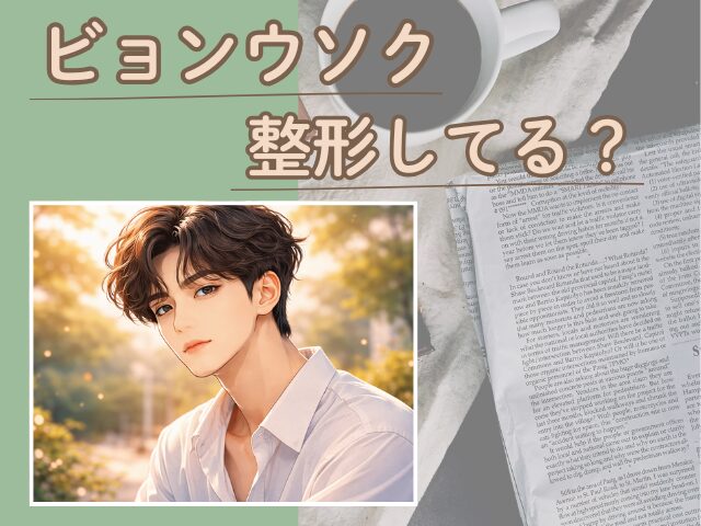 ビョンウソク　整形　顔が変わった