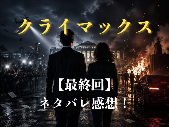 クライマックス　最終回　ネタバレ